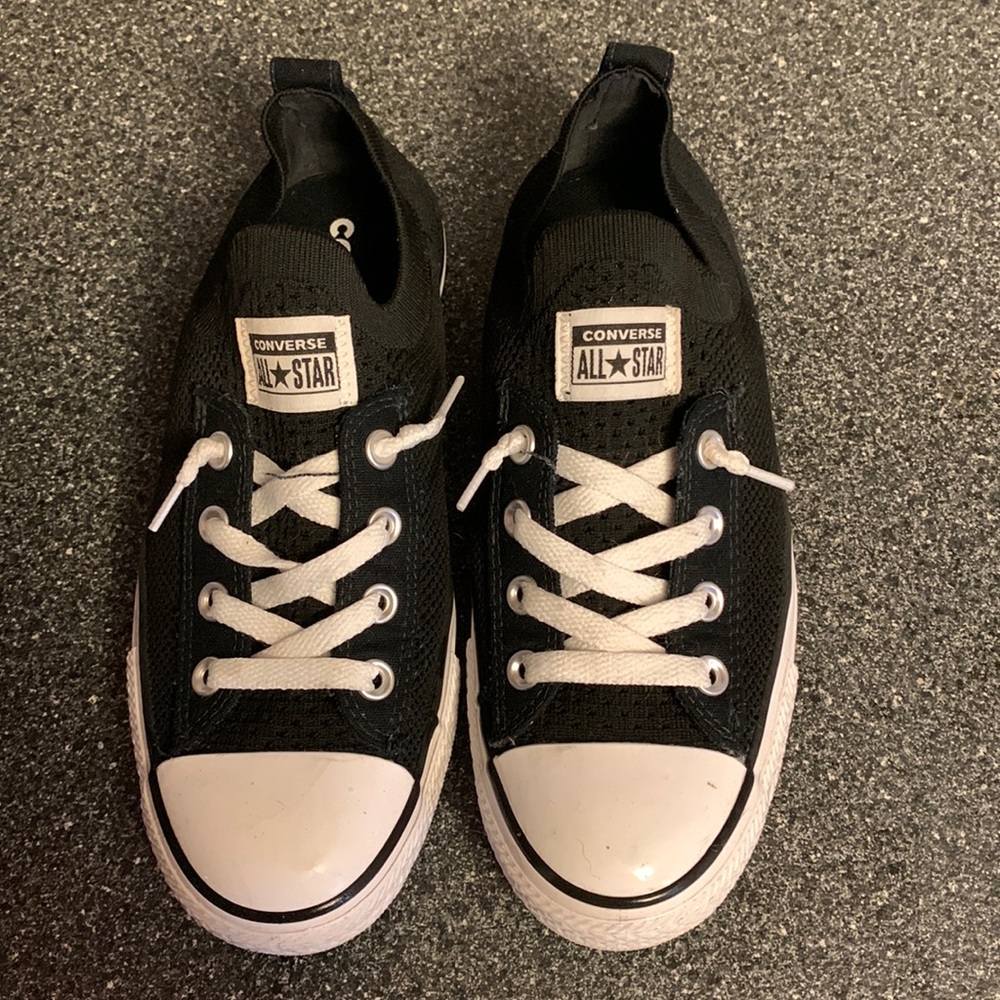 Converse All Stars- size 8 slip on
